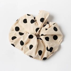 NWT A Bronze Age Oversized Cotton Polka Dot Scrunchie